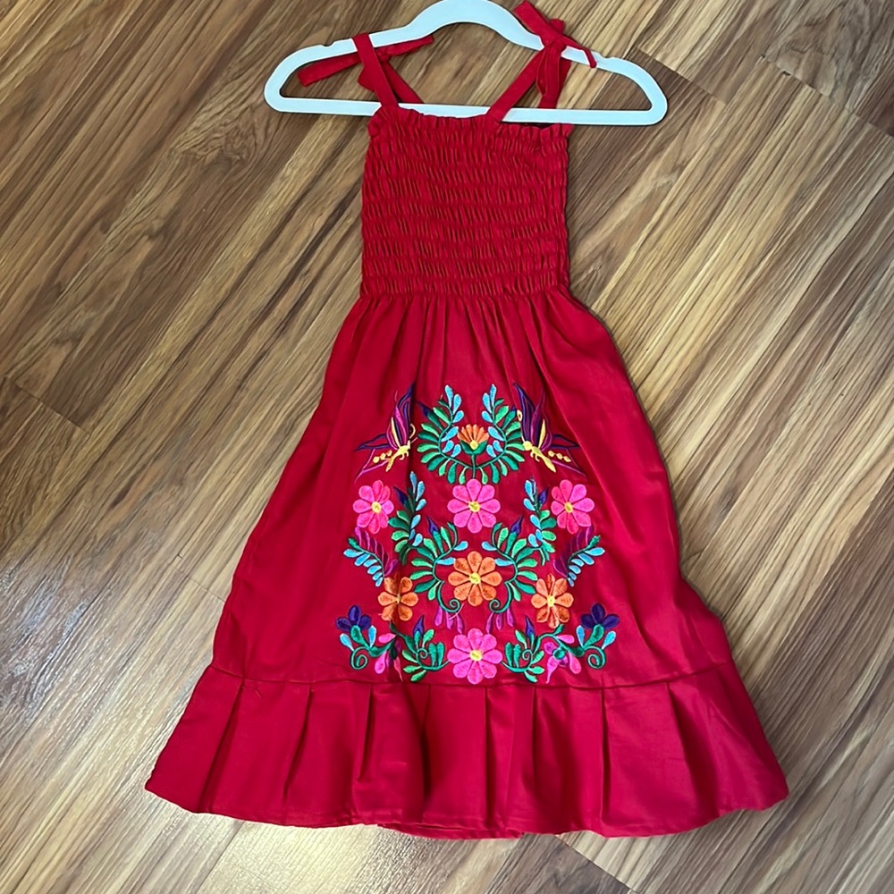 Mexican embroidered dress